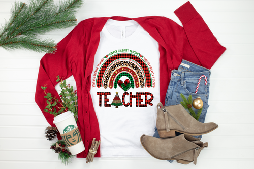 Christmas Teacher Tee