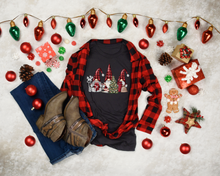 Load image into Gallery viewer, Gnome Buffalo Plaid Tee