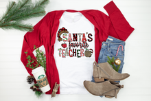 Load image into Gallery viewer, Santa&#39;s Favorite Teacher Tee